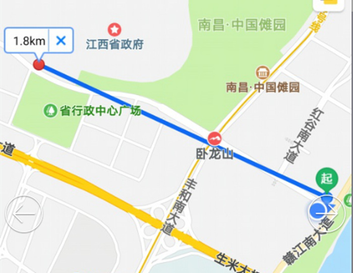 1.8公里距離