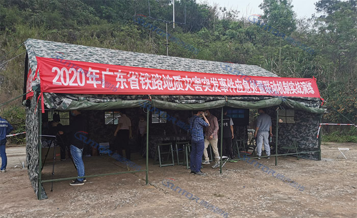 鐵路地質(zhì)災(zāi)害應(yīng)急通信演練
