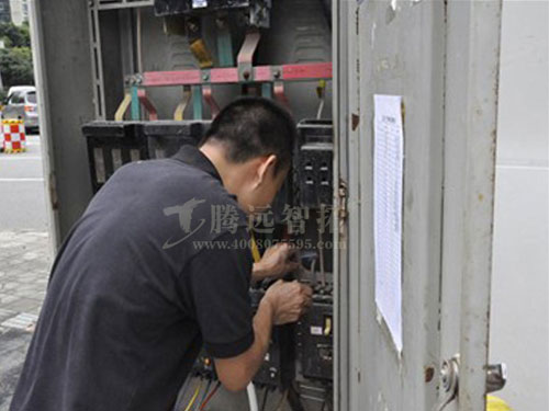 深圳廣電大廈的建筑工地?zé)o線傳輸工程