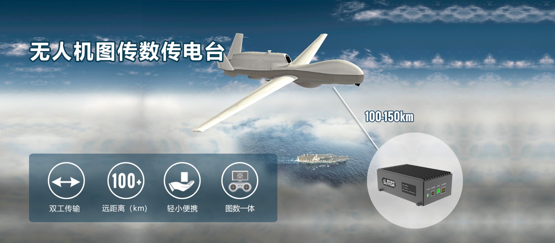 無(wú)人機(jī)圖傳數(shù)傳電臺(tái)